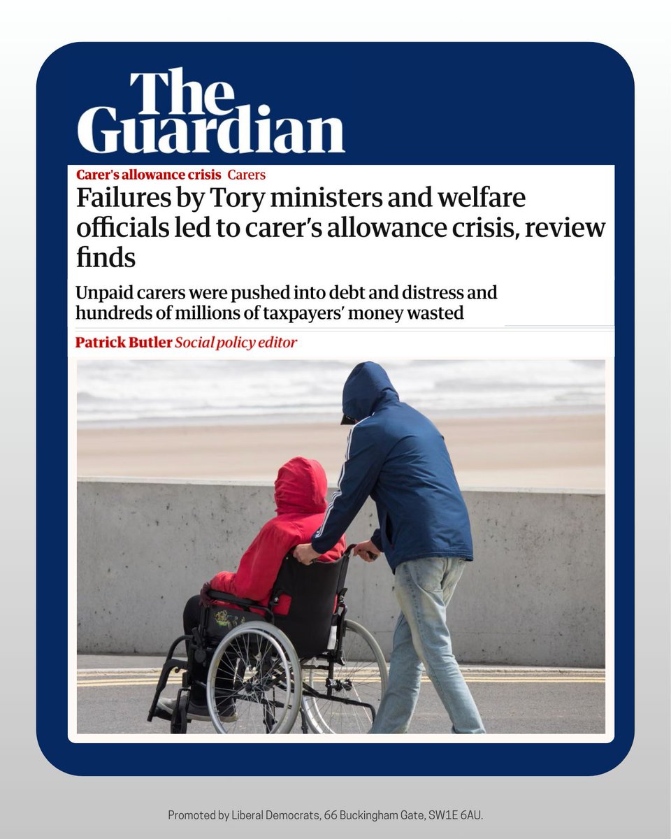 Conservative ministers as well as the government should apologise to the thousands of carers treated disgracefully under a failing, broken Carer’s Allowance system.

As things stand, carers may face many more months of being hounded by the DWP.