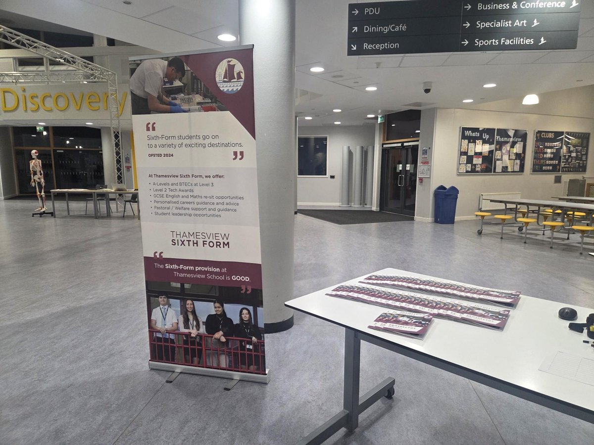 ThamesviewSCH's tweet image. It was fantastic to see so many enthusiastic students and supportive parents at the Sixth Form Open Evening. We are excited to welcome everyone in the upcoming academic year!

#SixthForm #OpenEvening