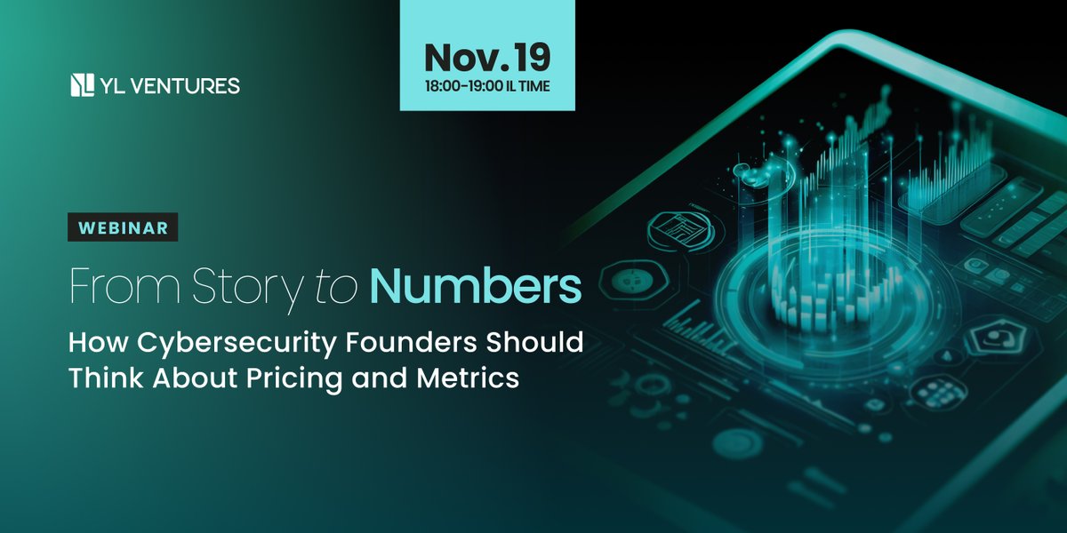 Last week’s founder workshop focused on turning stories into numbers. Jim Hyman, a longtime cybersecurity executive and YL Ventures advisor, walked founders through the key metrics of healthy growth: ARR, Net Dollar Retention, and burn multiple.