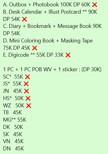 cherrysilky1's tweet photo. 🍀 OPEN SHARING 2026 SEASON'S GREETINGS🍀

💵 on pic
⚠️ Harga bersih INA
❌ packing + adm🍊
💌 order by dm

T. wtb wts seventeen svt the8 mingyu DK seungkwan vernon dino t8 mg sk vn dn diary bookmark message book https://t.co/aJxI8ByH3p