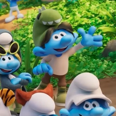 MY DRAWING IS KINDA CLOSE TO THE ACTUAL DINO SMURF ????