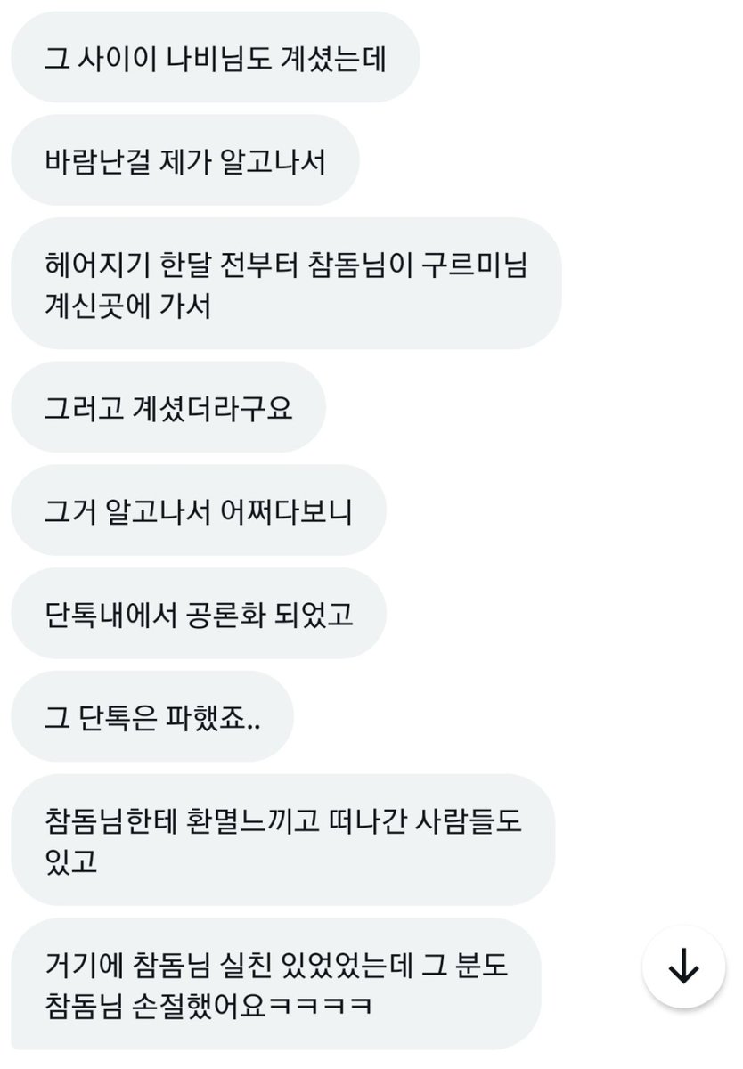 plath_purifying's tweet photo. @nabiya_0  나비님도 참돔 구르미 환승, 거짓말, 언플 다 알고 있었다면서요. 그리고 아무래도 멜"들"이라고 나올만한 건 출처 그쪽밖에 없는 거 알고 있었는데, 당신이 좋았고 응원했고 그렇게 생각하기 싫었고 예쁜 말들에 속았고. 울프님처럼 더럽다고 차단박겠죠 뭐. https://t.co/N4cRJzONPY