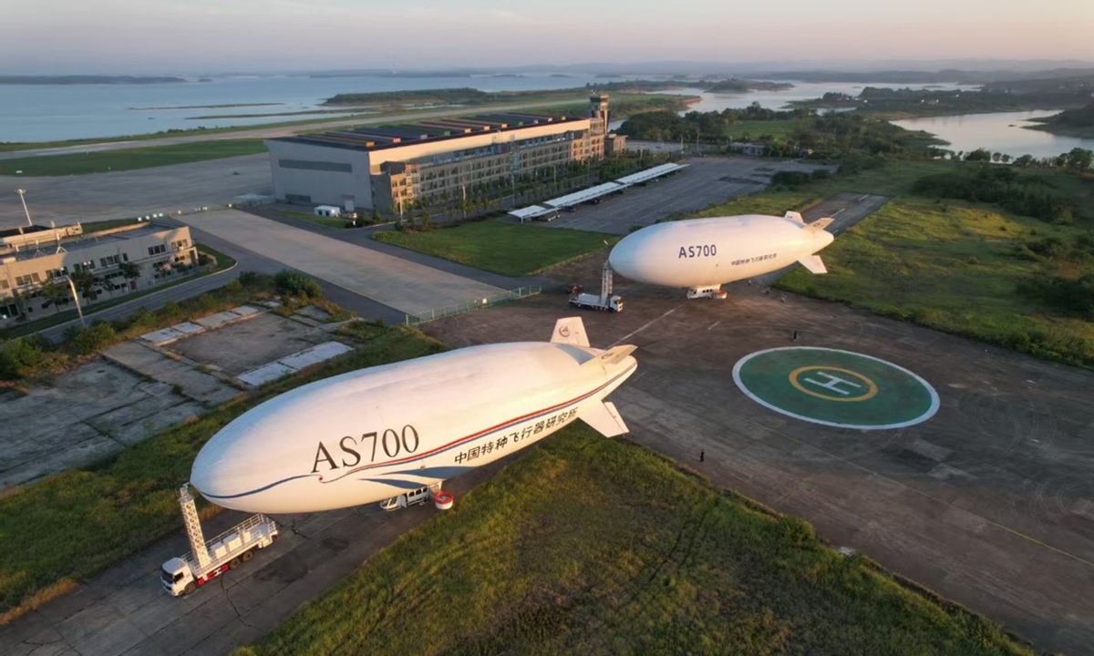 globaltimesnews's tweet photo. China's homegrown #AS700 passenger airship “Xiangyun” has secured an 18-unit purchase contract from Zhejiang Airspace Integration Low-altitude Industry Development Co, the #airship's developer told the Global Times on Tuesday, a milestone in the commercialization of China's manned airships and the development of the low-altitude economy.
https://t.co/NOHjiIJ5Cg
