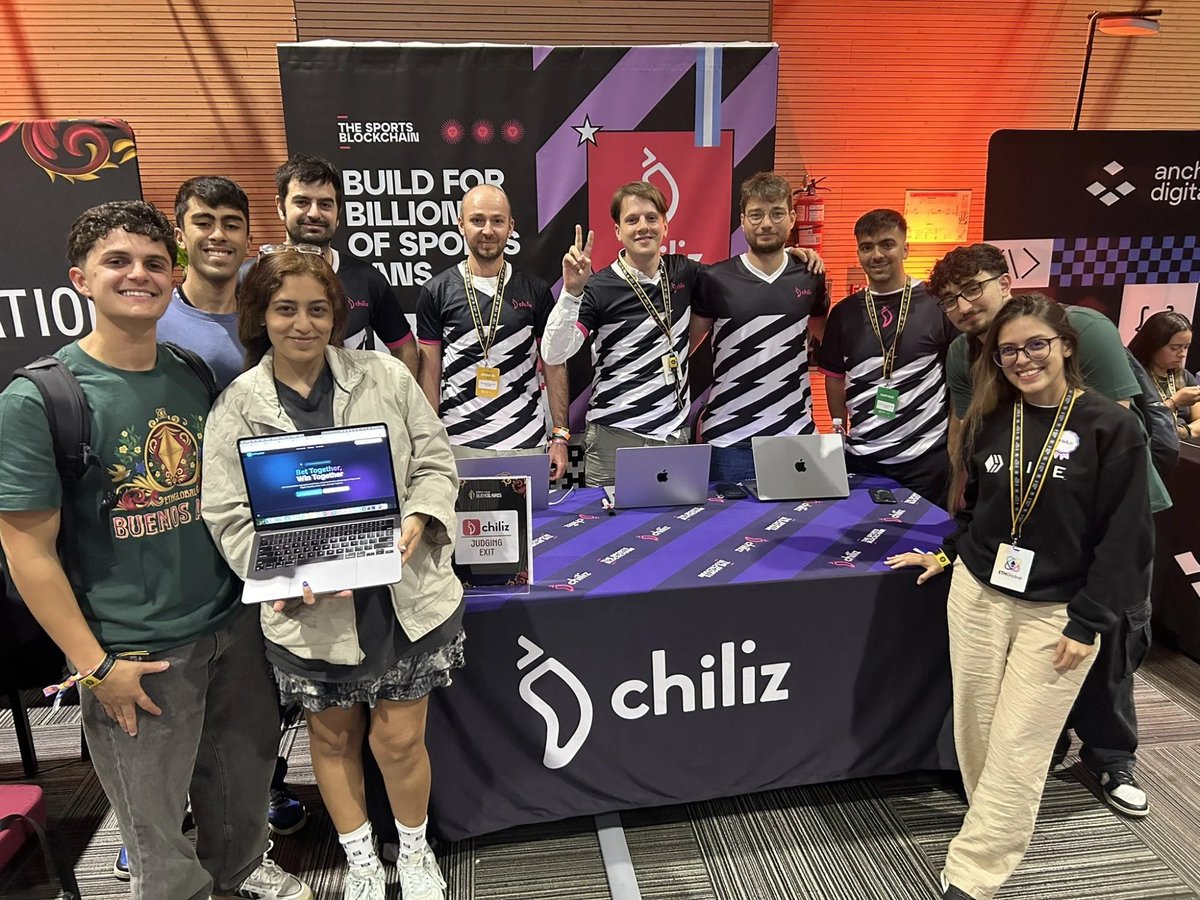 ivannalen_la's tweet image. We got second place in the @Chiliz sponsor track at @ethglobal! It was the first ETHGlobal for all of us.  We came together from ETHLatam, and honestly, beyond the award, I’m just happy and thankful about the whole experience and the new amigos I made.
#ethglobal #devconnect