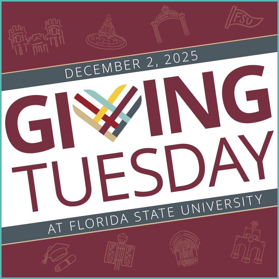 FSUAlumni's tweet image. Giving Tuesday is one week away! This is our opportunity to come together to invest in the future of FSU. Your support helps fund scholarships, enhance academic programs &amp;amp; world-changing research, and enrich the student experience. Let’s join together next week to make an impact!