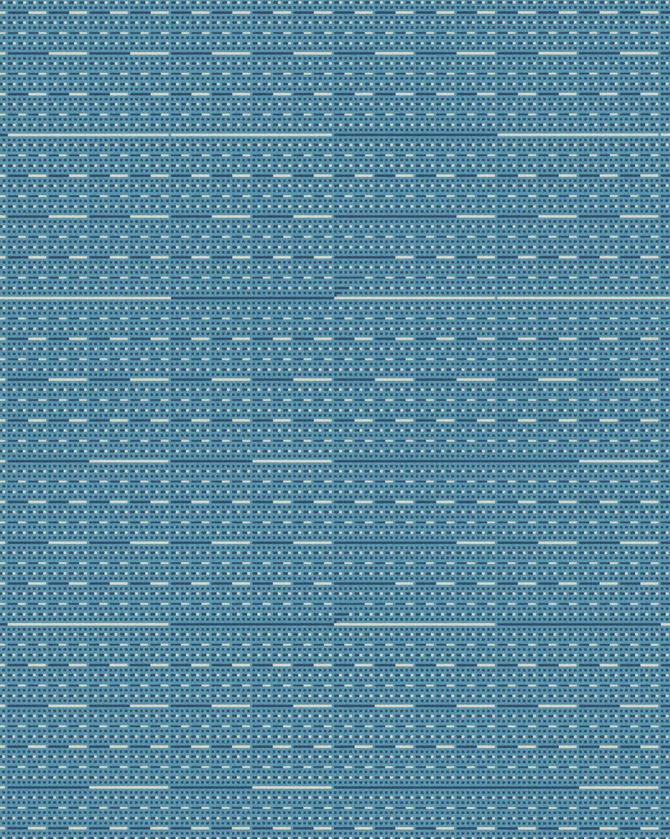 omg_home_design's tweet image. Hidden structure pt.2 
.
#textiledesignstudio #geometricpatterns #creativecoding #creativecodeart #computationalart #cellularautomata
