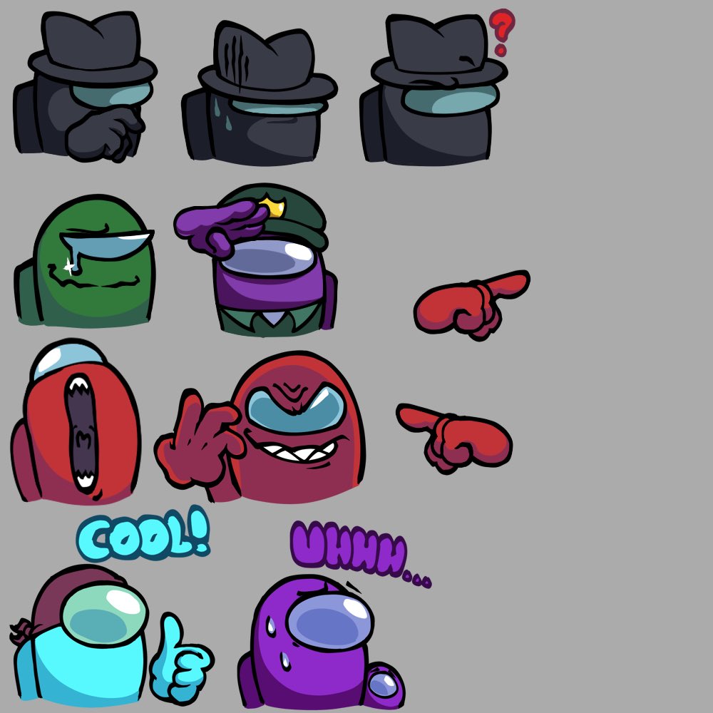 emojis i did for clowfoe server