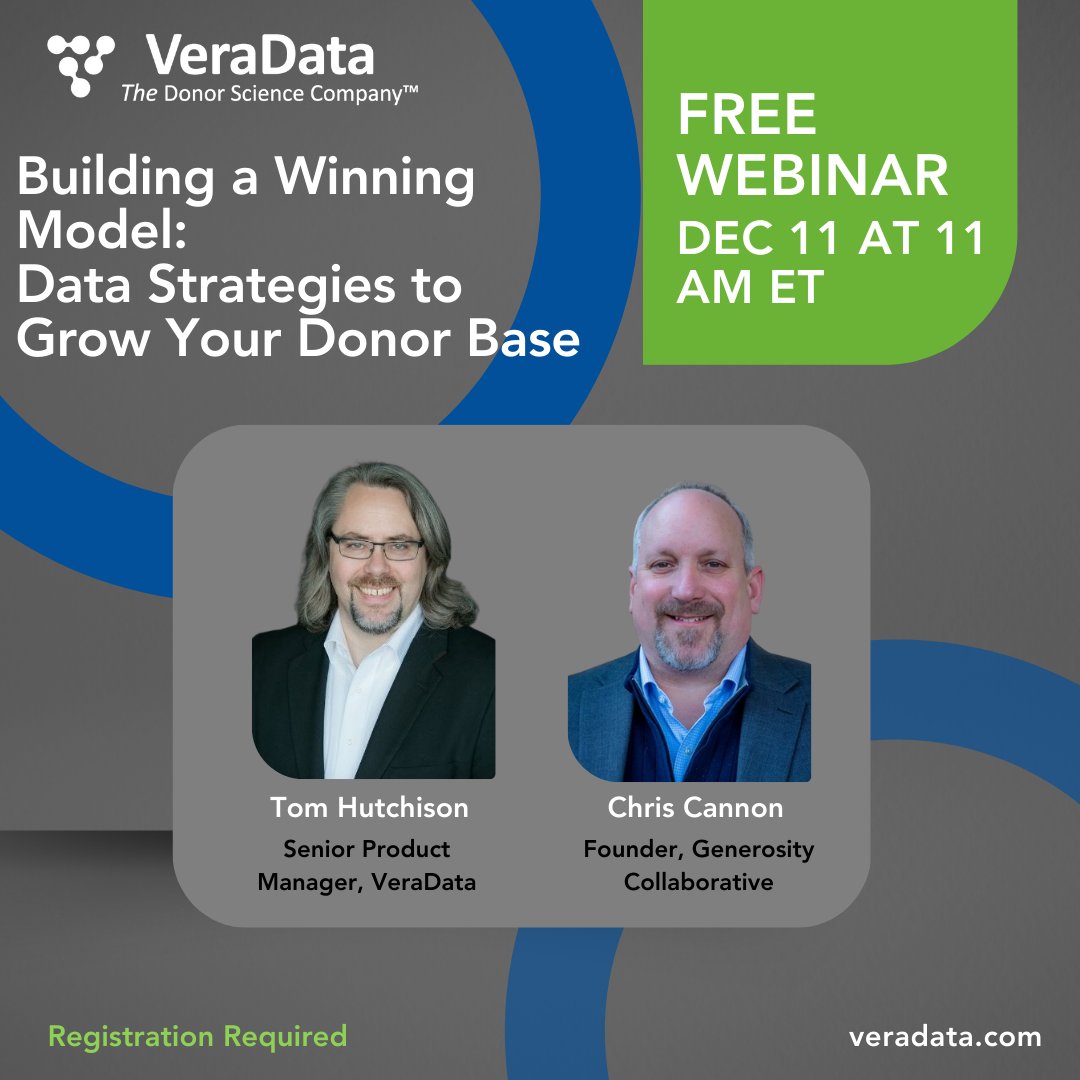 VeraData The Donor Science Company tweet media