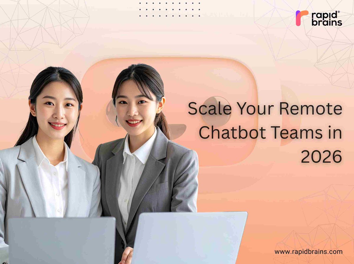 rapidbrains's tweet image. Innovate with world-class chatbot developers!

Scaling a remote chatbot development team in 2026 requires the right talent, automation-first workflows, and AI-driven engineering.

Read more: shorturl.at/t1j9q

#ChatbotDevelopment #HireChatbotDevelopers #Chatbot #RapidBrains