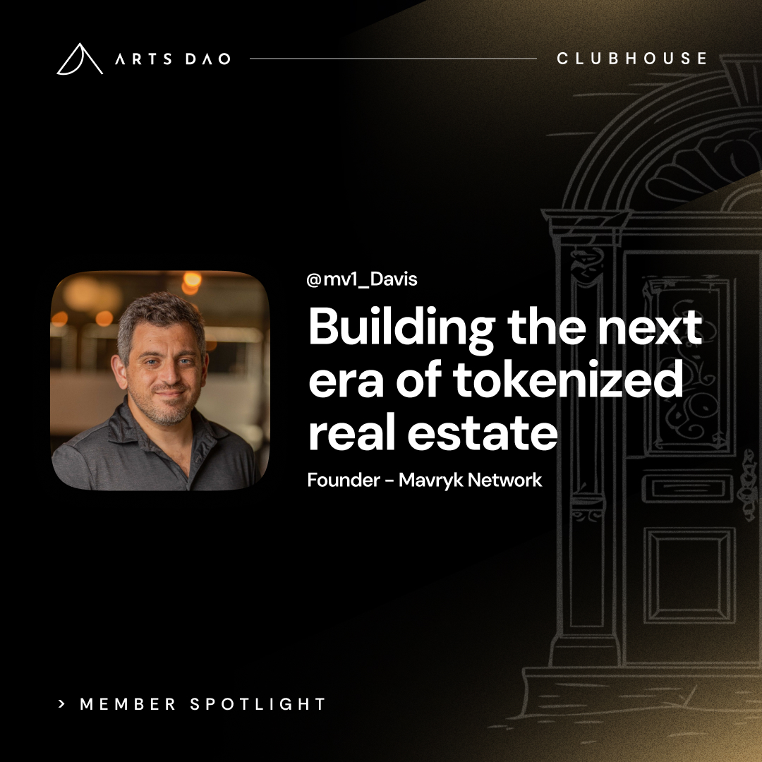 arts_dao's tweet image. Meet @mv1_Davis, founder of @MavrykNetwork and one of the builders pushing real-world assets onchain from the UAE.

A Dubai-based innovator focused on bringing traditional finance, compliance, and blockchain into one interoperable ecosystem.

🧵