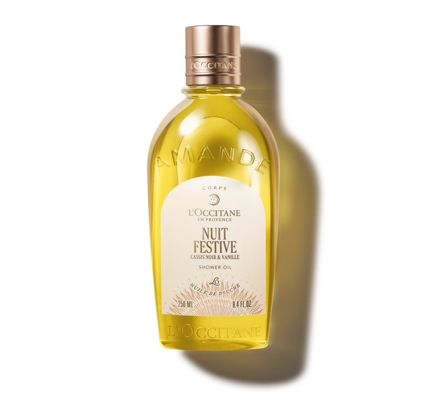 a festive, vanilla scented version of the l’occitane shower oil… ur joking