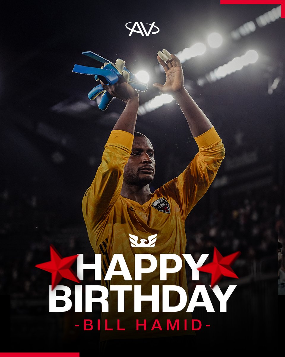 dcunited's tweet image. Happy Birthday to the one and only Bill Hamid.