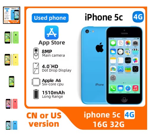 shopping_soma's tweet image. 📱 Apple iPhone 5C (Used &amp;amp; Tested)
4&quot; Screen • 3G • WiFi • 16GB / 32GB ROM
Clean • Smooth • Reliable

🔥 Shop Now
👉 s.click.aliexpress.com/e/_c3hWgY97

#iPhone5C 
#AppleDeals 
#UsedPhone 
#TechSale 
#Smartphones