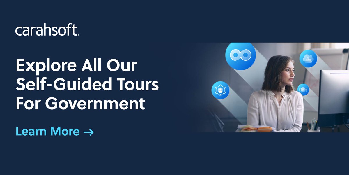 .<a href="/Carahsoft/">Carahsoft</a>'s hub of self-guided technology walkthroughs are designed to support faster decision-making and solution adoption for the Public Sector… Explore them here: carah.io/GuidedTourHub_