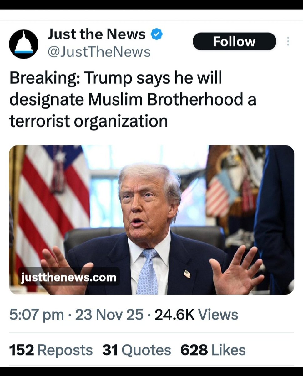 تأثير تصنيف الإخوان على حرب السودان ومستقبله

صلاح شعيب

تصريح الرئيس الاميركي دونالد ترمب لموقع (Just the News) بأن بلاده تعد الصياغات النهائية لوثائق تصنيف جماعة الإخوان المسلمين كمنظمة إرهابية سيقلب كل الموازيين في منطقة الشرق الأوسط عموماً، والسودان خصوصاً، وحربه بشكل أخصّ.
+