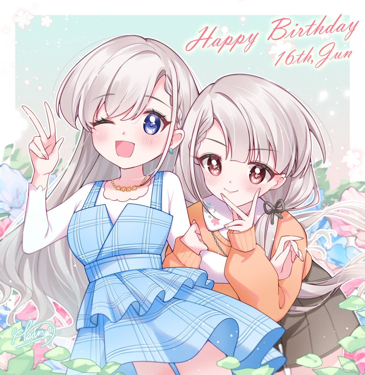 久川颯 ,久川凪 「#いい双子の日」|kan🐏(WD) ＠多忙のイラスト