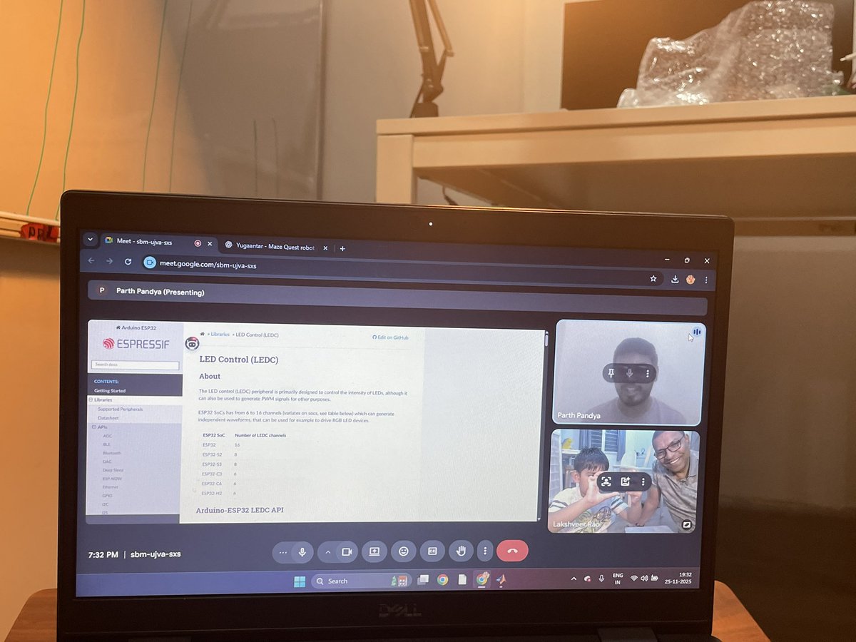 CaptVenk's tweet image. Shoutout to @phpandya28 for patiently clearing Laksh’s doubts on the latest build and even introducing him to the MATLAB simulator.