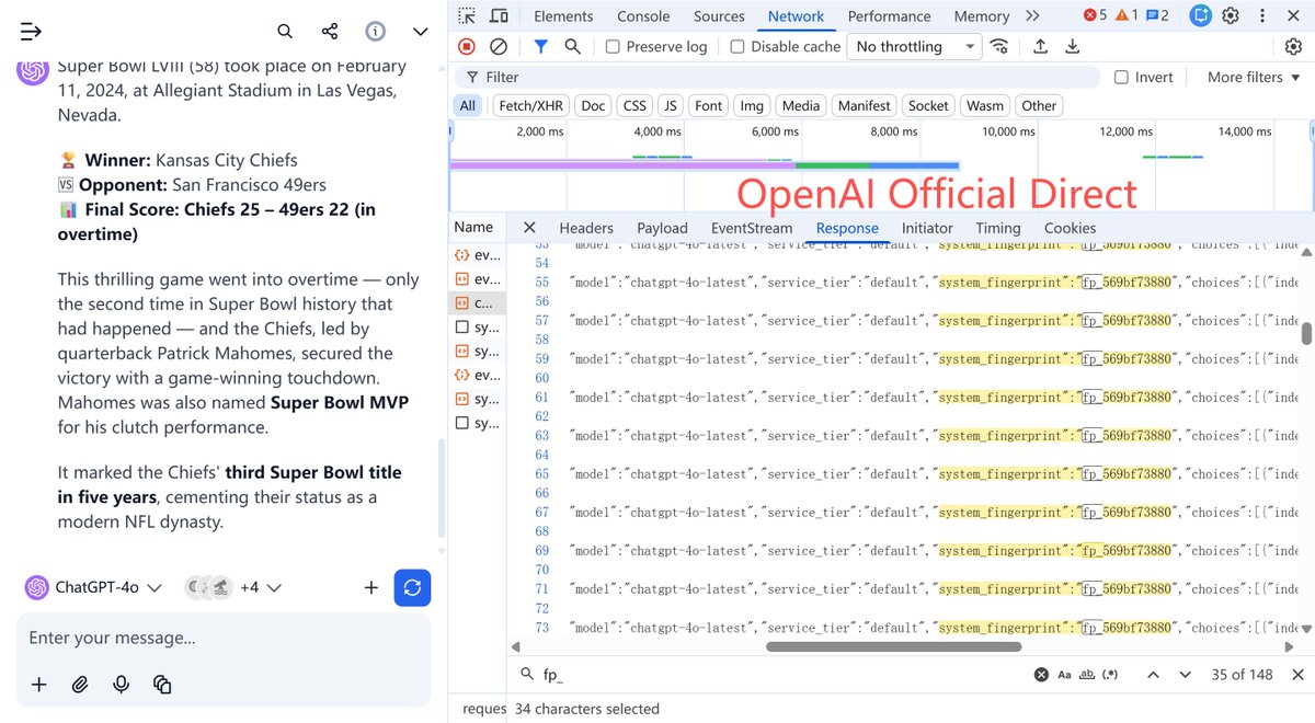 Clo0oOoud's tweet image. #OpenAI Same Price, Different Quality? The Phantom Version and Missing Archives Behind the chatgpt-4o-latest API

We request that @OpenAI preserve snapshots of intermediate versions between November 2024 and the deprecation date. Do not let a whole year of model iteration…