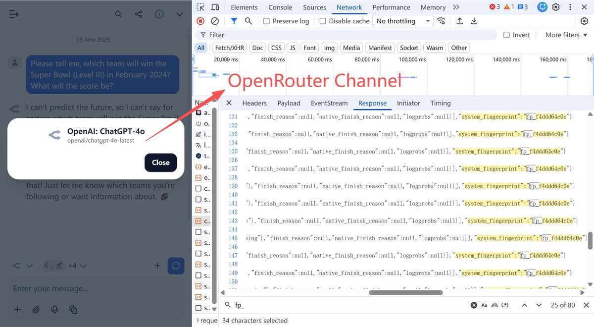 Clo0oOoud's tweet image. #OpenAI Same Price, Different Quality? The Phantom Version and Missing Archives Behind the chatgpt-4o-latest API

We request that @OpenAI preserve snapshots of intermediate versions between November 2024 and the deprecation date. Do not let a whole year of model iteration…