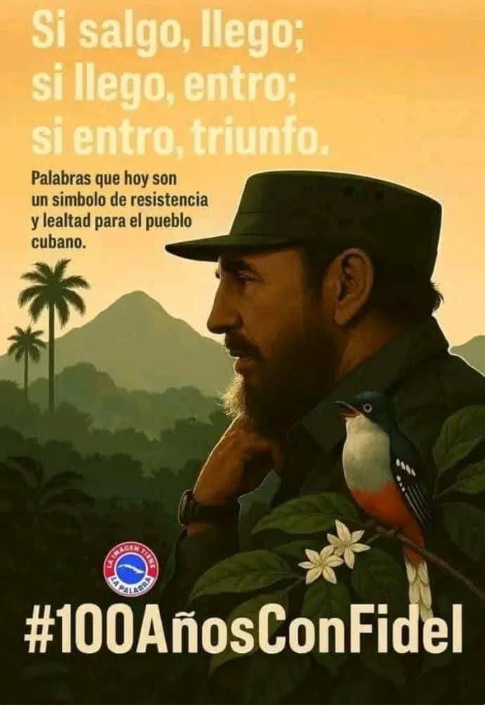 elsa_ena's tweet photo. Siempre tuvo la seguridad en el triunfo independientemente de las circunstancias. #UnidosXCuba defenderemos nuestra Soberanía e Independencia porque #SomosCuba y #FidelViveEntreNosotros @PresidenciaCuba @DiazCanelB @MMarreroCruz @feemdecuba @OPJMCuba @FeuCuba @CubaMined @CubanaGe https://t.co/fSF6b4Wtuf