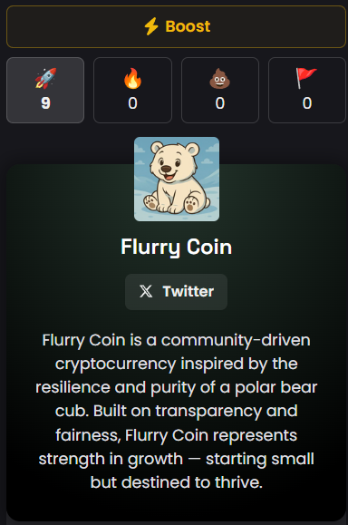 AkongBeastMode's tweet photo. @FlurryCoin 🚀🚀🚀 https://t.co/BL3NirfUeQ
