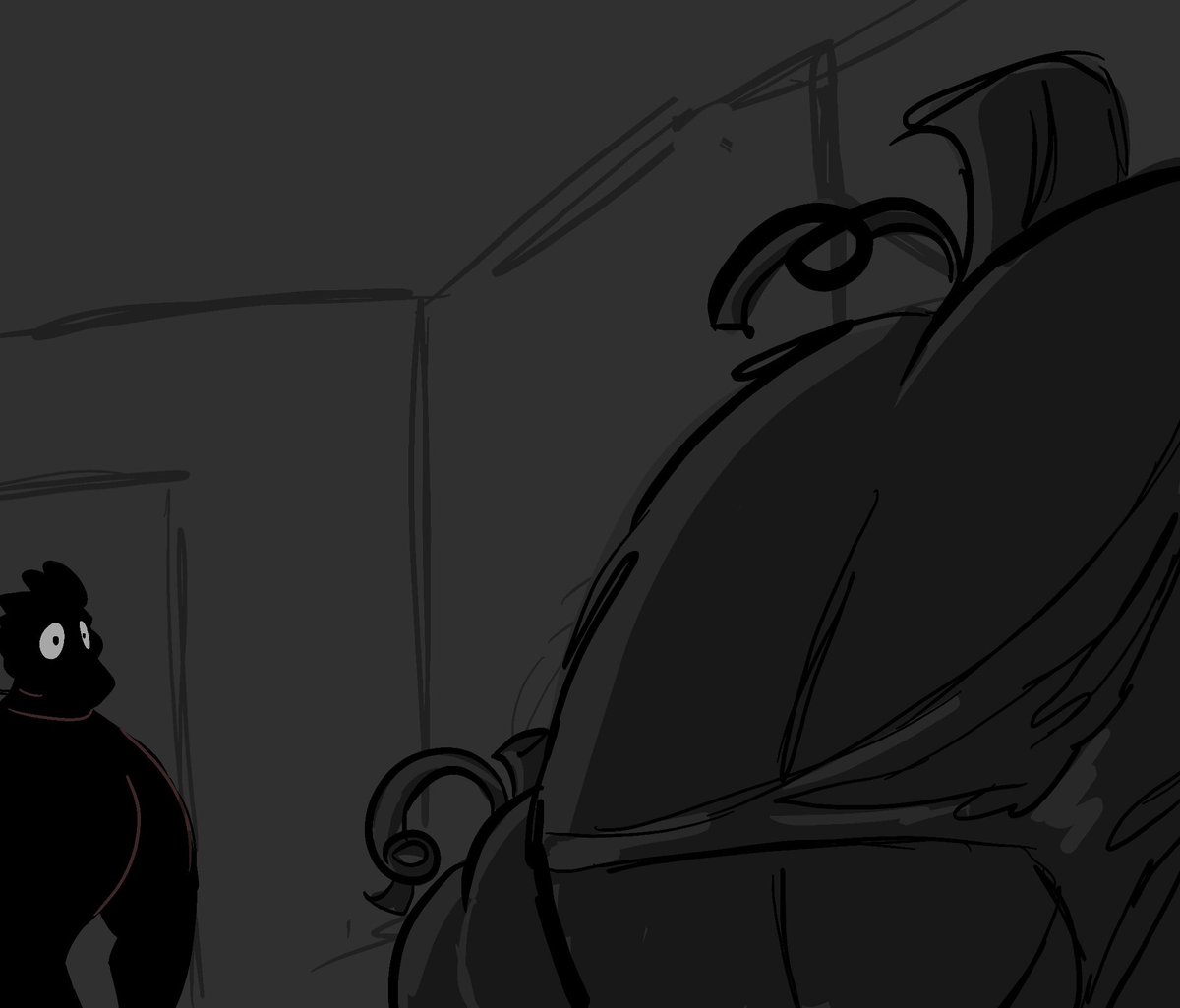 TW: implied body horror

Anyways concepts for a Halloween comic I never got around to working on.