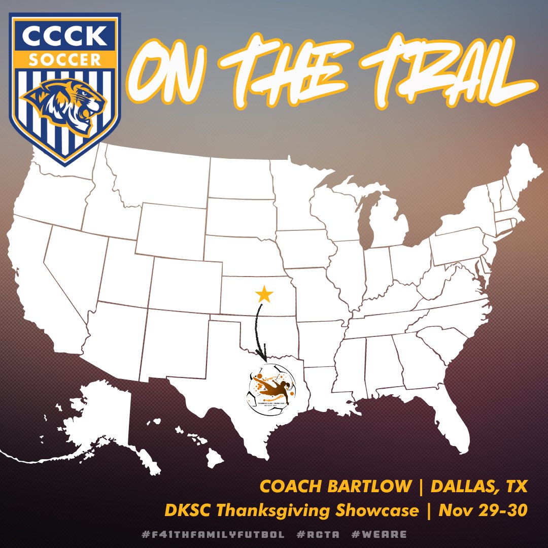 After Thanksgiving were headed down to @dksclub Thanksgiving showcase!  Who’s ready to help us build the next iteration of Tiger’s Soccer?!