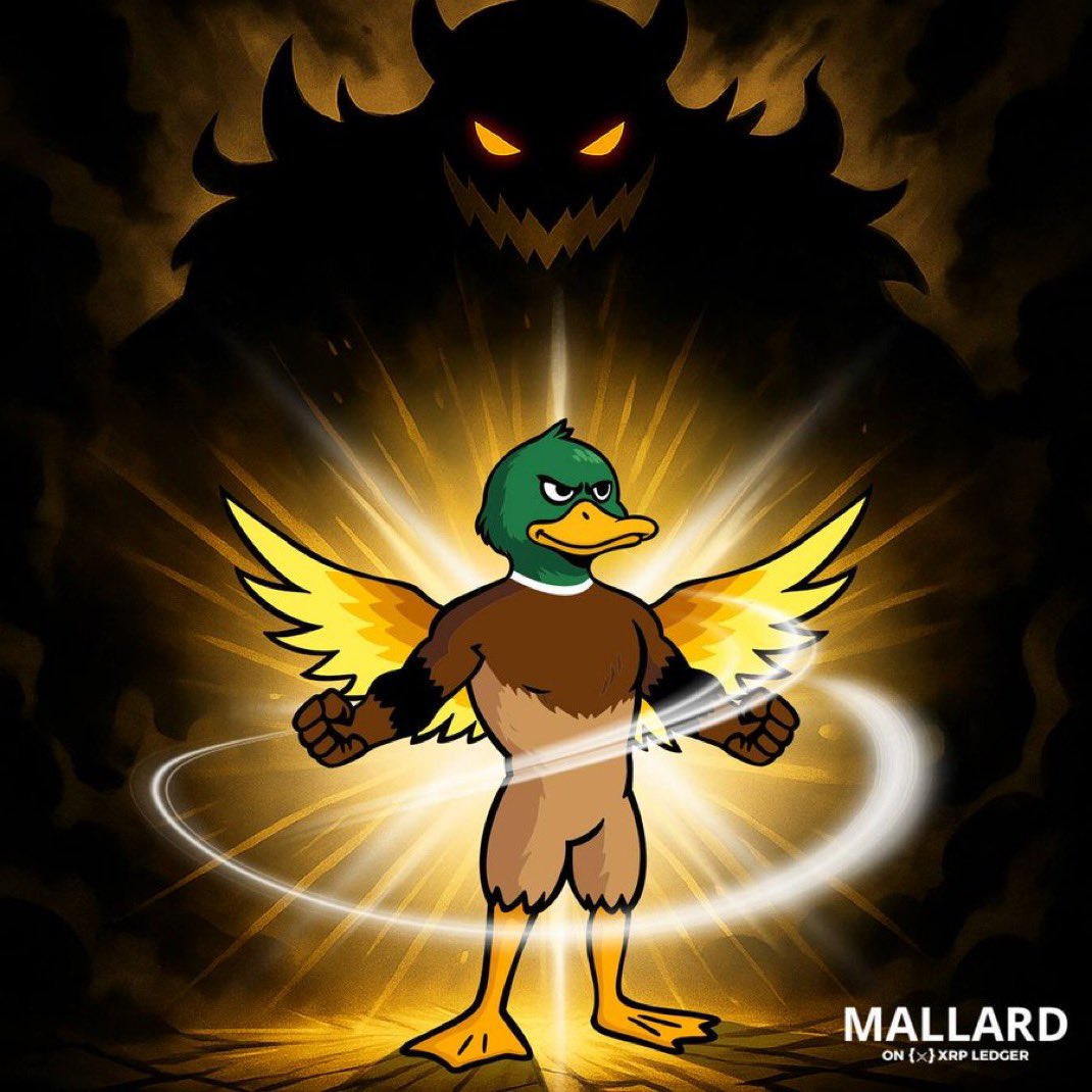 Wings ignited.
Spirit awakened.
Mallard enters the fight. 🦆⚡️

The darkness doesn’t know what’s coming.

#MALLARD #XRPL #RiseOfTheDuck #LedgerBorn #589Frequency
