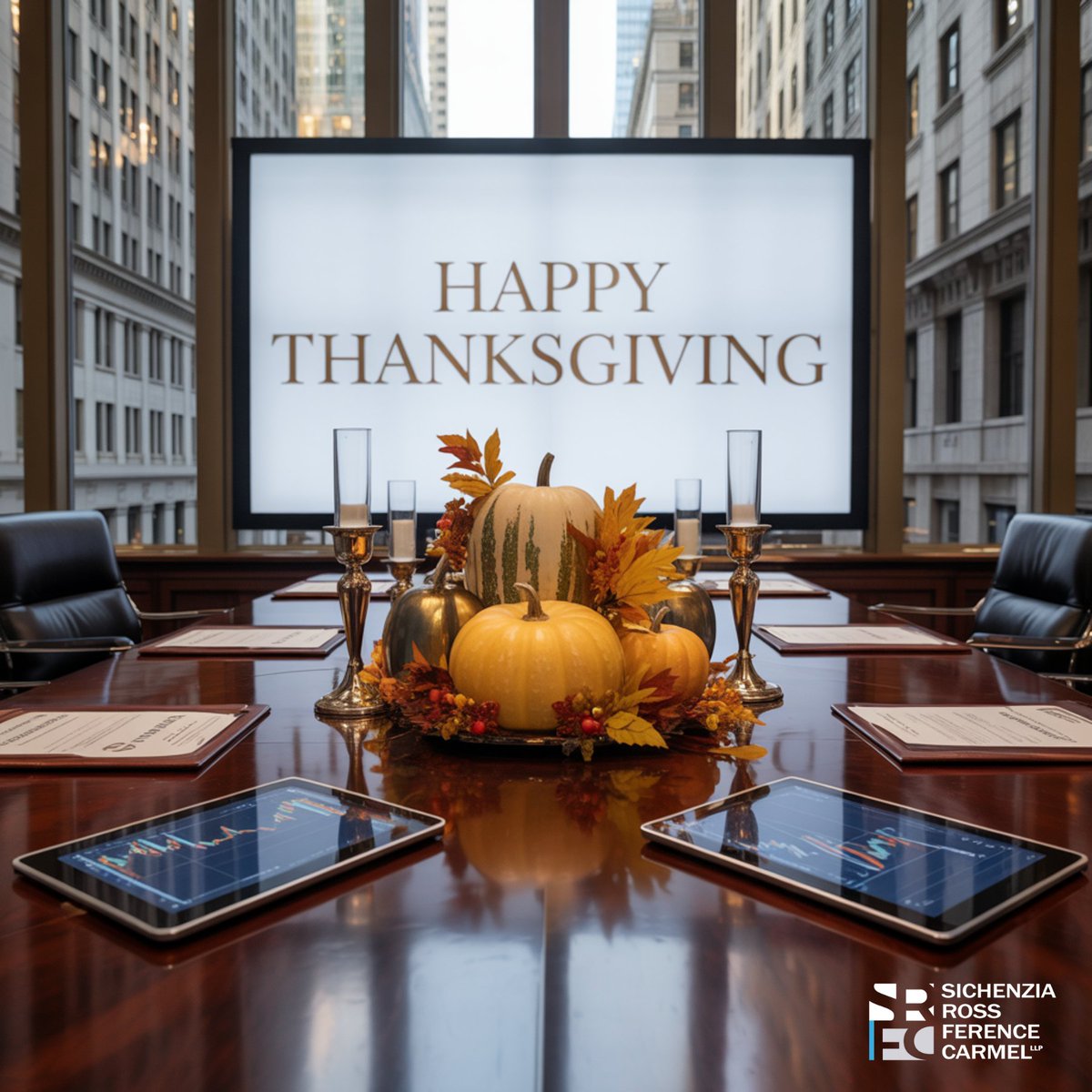 Happy Thanksgiving from all of us at <a href="/SichenziaRoss/">Sichenzia Ross Ference Carmel LLP</a>.