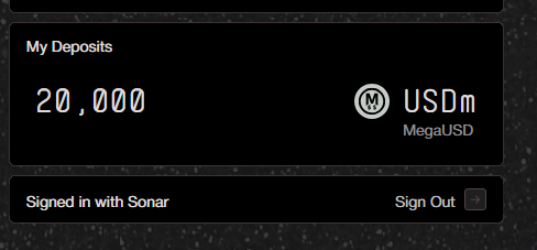 I'm finally in!!!

Megaeth deposits about to fill in