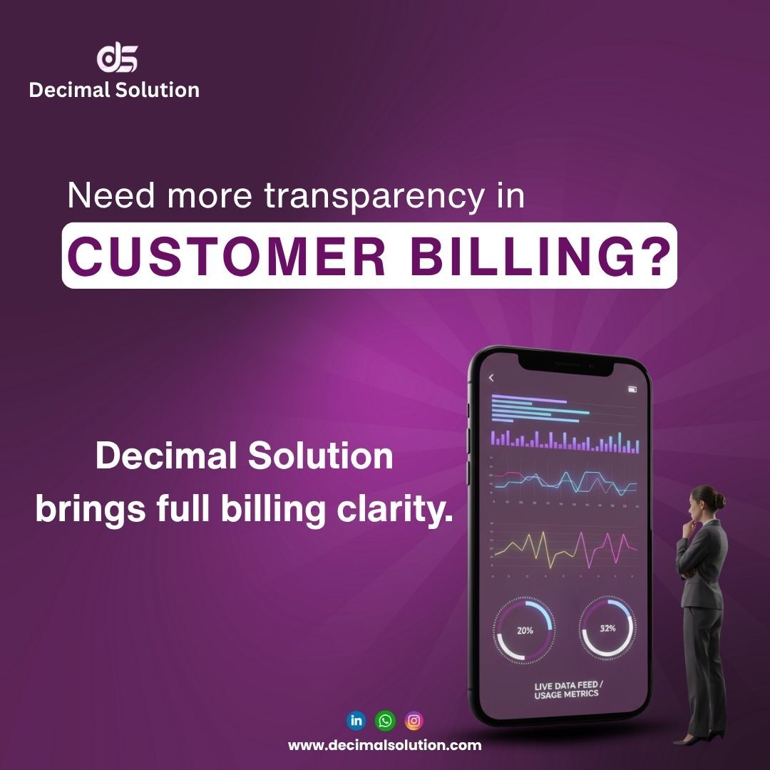 DecimalSolution's tweet image. Telecom billing solutions boost customer satisfaction by reducing errors, improving transparency, and offering real-time account control.
Visit Now: decimalsolution.com
#TelecomBilling #CustomerExperience #BillingAutomation #TelecomSolutions #DigitalTransformation
