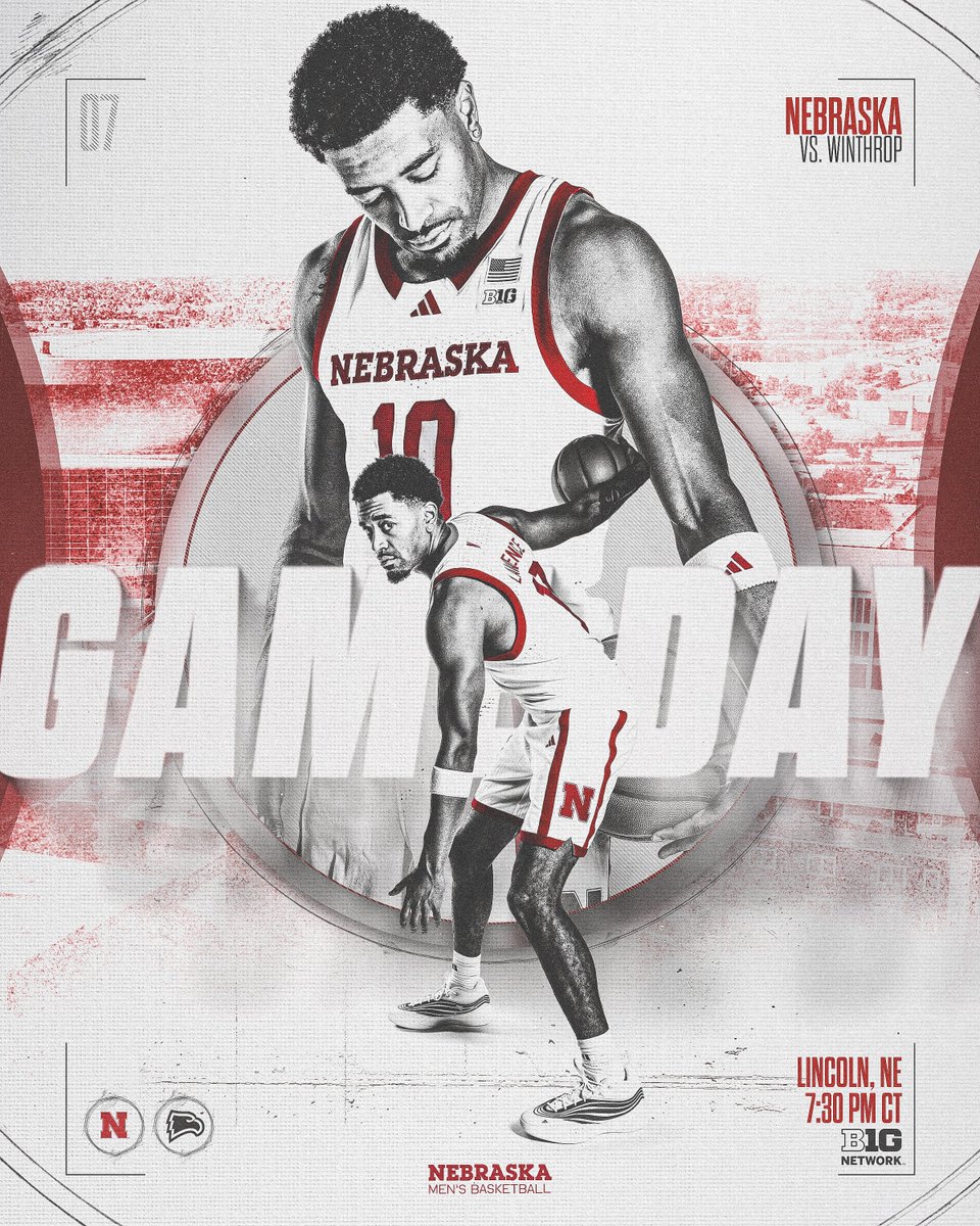 Back in The Vault.

🆚: Winthrop
📍: Pinnacle Bank Arena
⌚️: 7:30PM CT
📺: <a href="/BigTenNetwork/">Big Ten Network</a> 
📻: <a href="/HuskersRadio/">Huskers Radio Network</a>