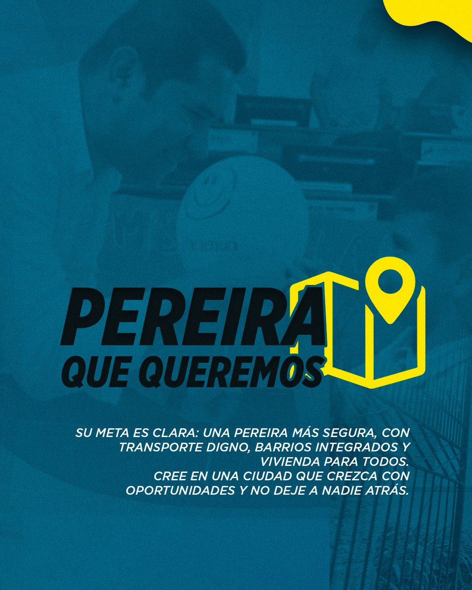Su labor refleja una visión de ciudad más humana, participativa y con calidad de vida para todos los pereiranos. 🤝
WILFOR LÓPEZ, CONCEJAL DE PEREIRA 2024-2027 🤵