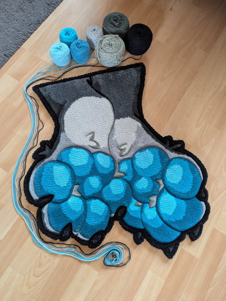 🧶 Orbit's tufting madness 🧶 tweet media