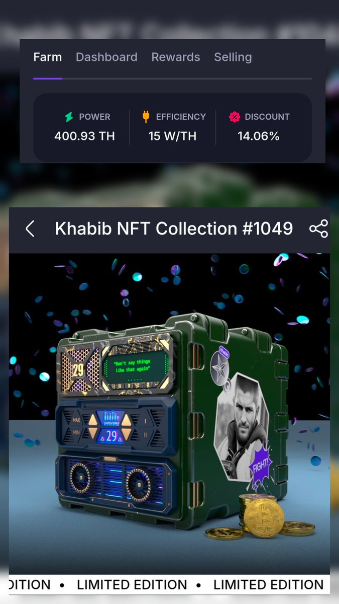 WouterNL79's tweet image. GM @GoMining_token 

- Upgrade to 400TH ⚡️
- More tokens locked ⚡️

--&amp;gt; Next goal: 500TH