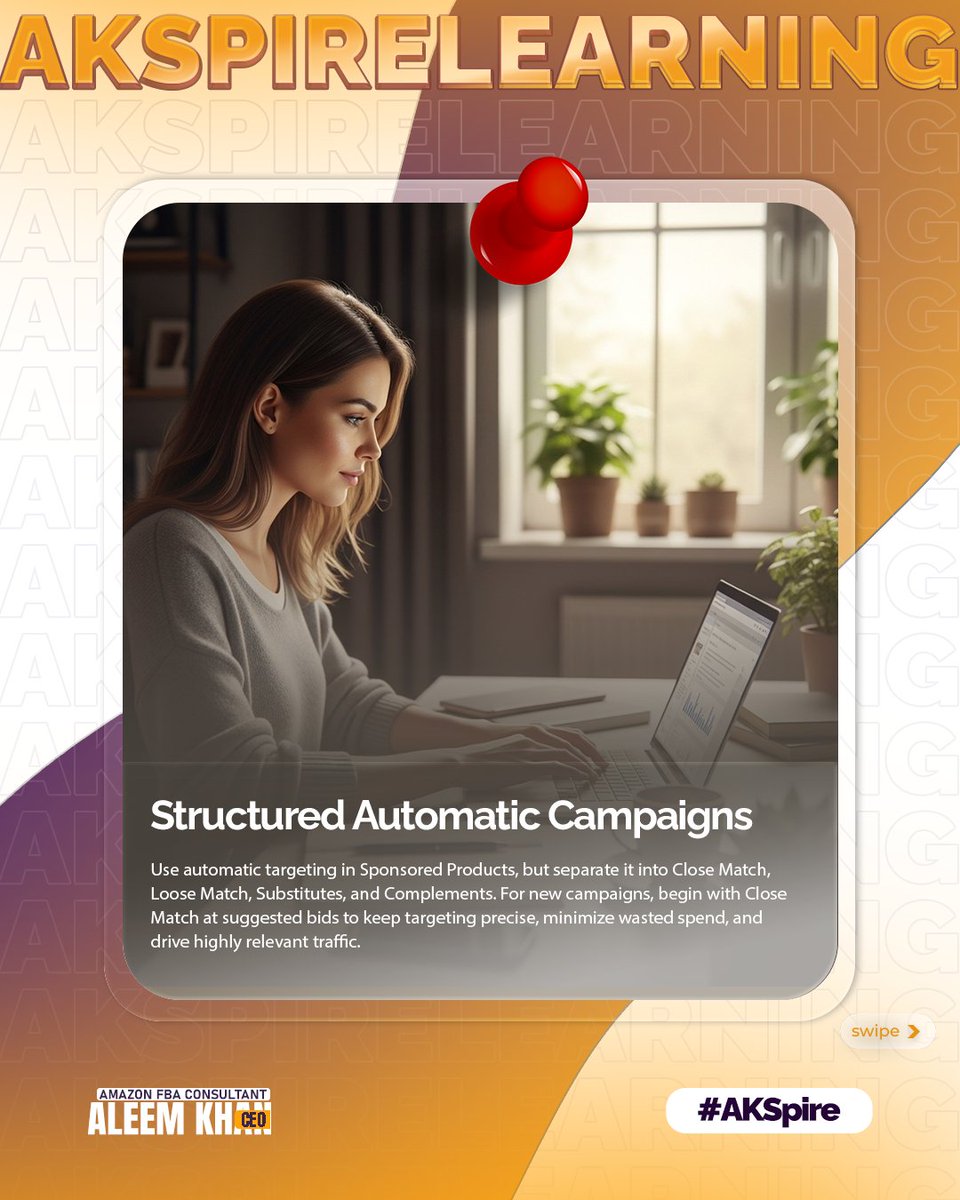 akspiree's tweet image. 𝗔𝗺𝗮𝘇𝗼𝗻 𝗣𝗣𝗖 𝗦𝘂𝗰𝗰𝗲𝘀𝘀 𝗦𝘁𝗮𝗿𝘁𝘀 𝘄𝗶𝘁𝗵 𝗕𝗮𝘀𝗶𝗰𝘀.

Clear structure, smart targeting, and data-led PPC build long-term success.

AKSpire: Your Success, Our Story 🌠

#AmazonPPC #PPCStrategy #EcommerceGrowth #AmazonAdvertising #AKSpire