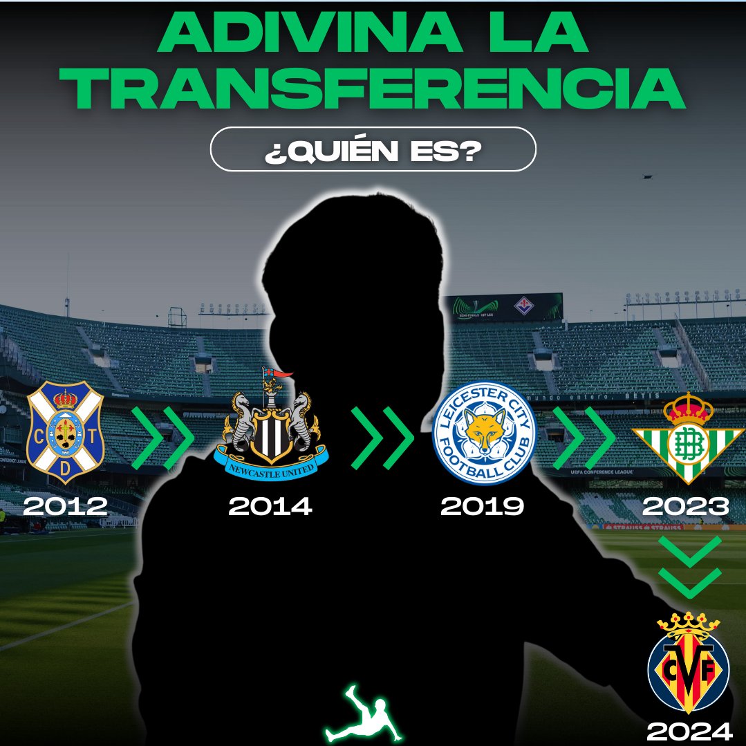 AgenteLibre_dig's tweet image. 𝐀𝐃𝐈𝐕𝐈𝐍𝐀 𝐋𝐀 𝐓𝐑𝐀𝐍𝐒𝐅𝐄𝐑𝐄𝐍𝐂𝐈𝐀 🚨🔄

Repasamos su trayectoria 👀:

🌴 CD Tenerife (2012–2014).
🦅 Newcastle United (2014–2019).
🦊 Leicester City (2019–2023). 
💚 Real Betis (2023–2024).
🟡 Villarreal (2024-Actualidad).

Un talento canario que aterrizó en el…