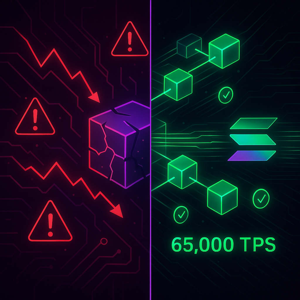 0x_Agency's tweet image. Despite Solana&apos;s groundbreaking 65k TPS &amp;amp; minimal fees, skeptics still cry &quot;centralization risk!&quot; 🤔 Isn&apos;t it ironic how &quot;decentralized&quot; chains struggle with basic scalability? Maybe it&apos;s time to rethink what truly matters in #Web3. Can market sentiment catch up? #Solana #Crypto