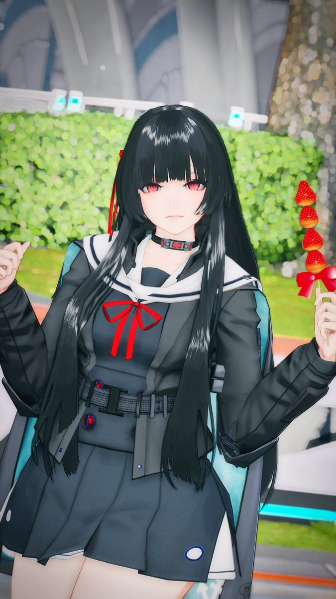 pso2_kanade's tweet photo. 某ゲームの千咲に寄せた千咲ではない千咲っぽい何か https://t.co/lujDFvDZQ5