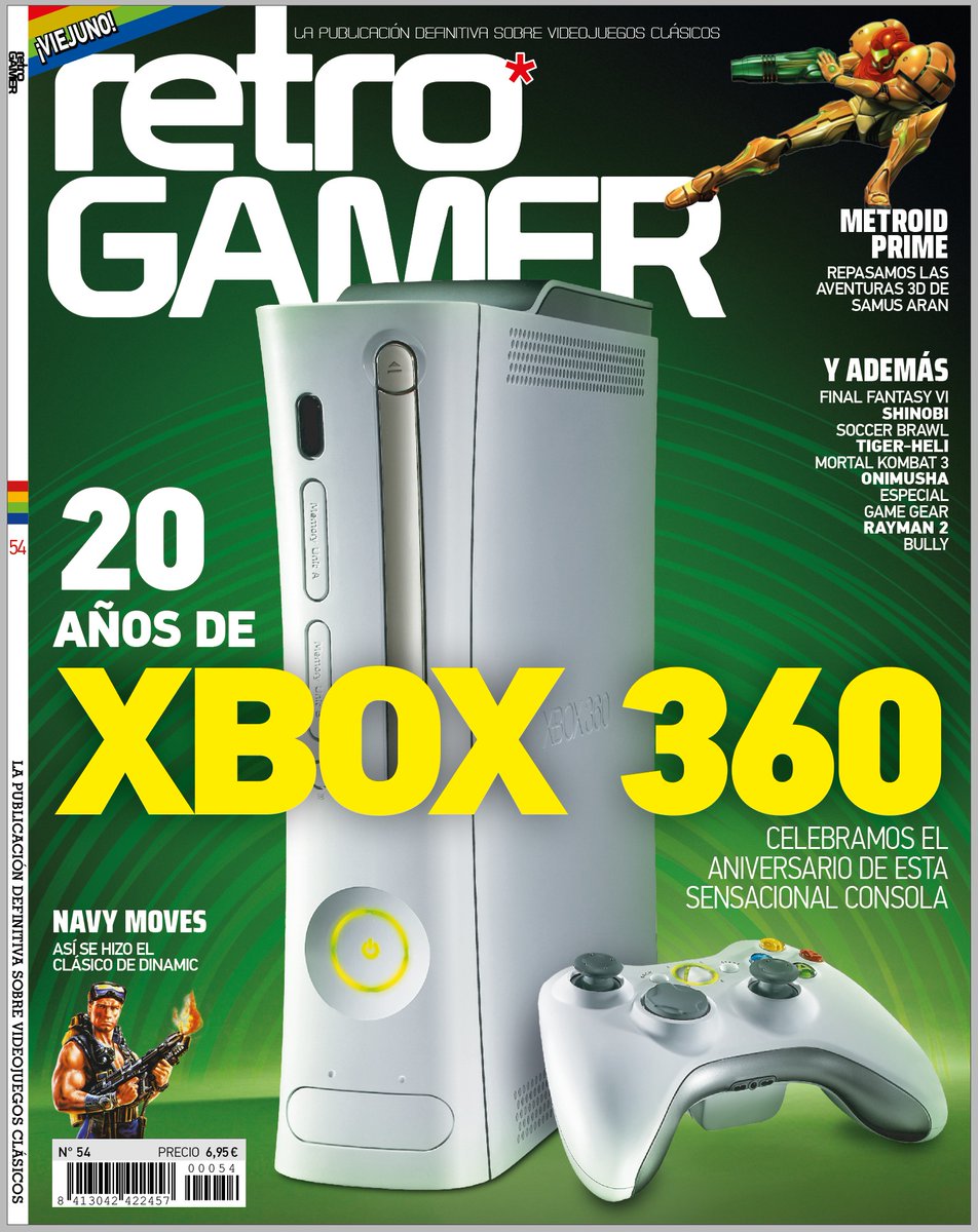 replicante64's tweet image. 😻 Así será la portada de Retro Gamer 54, sobran las palabras. Una de mis consolas favoritas, como seguro que también lo es de muchos de vosotros. ¡el 12 de diciembre estará a la venta!🥳