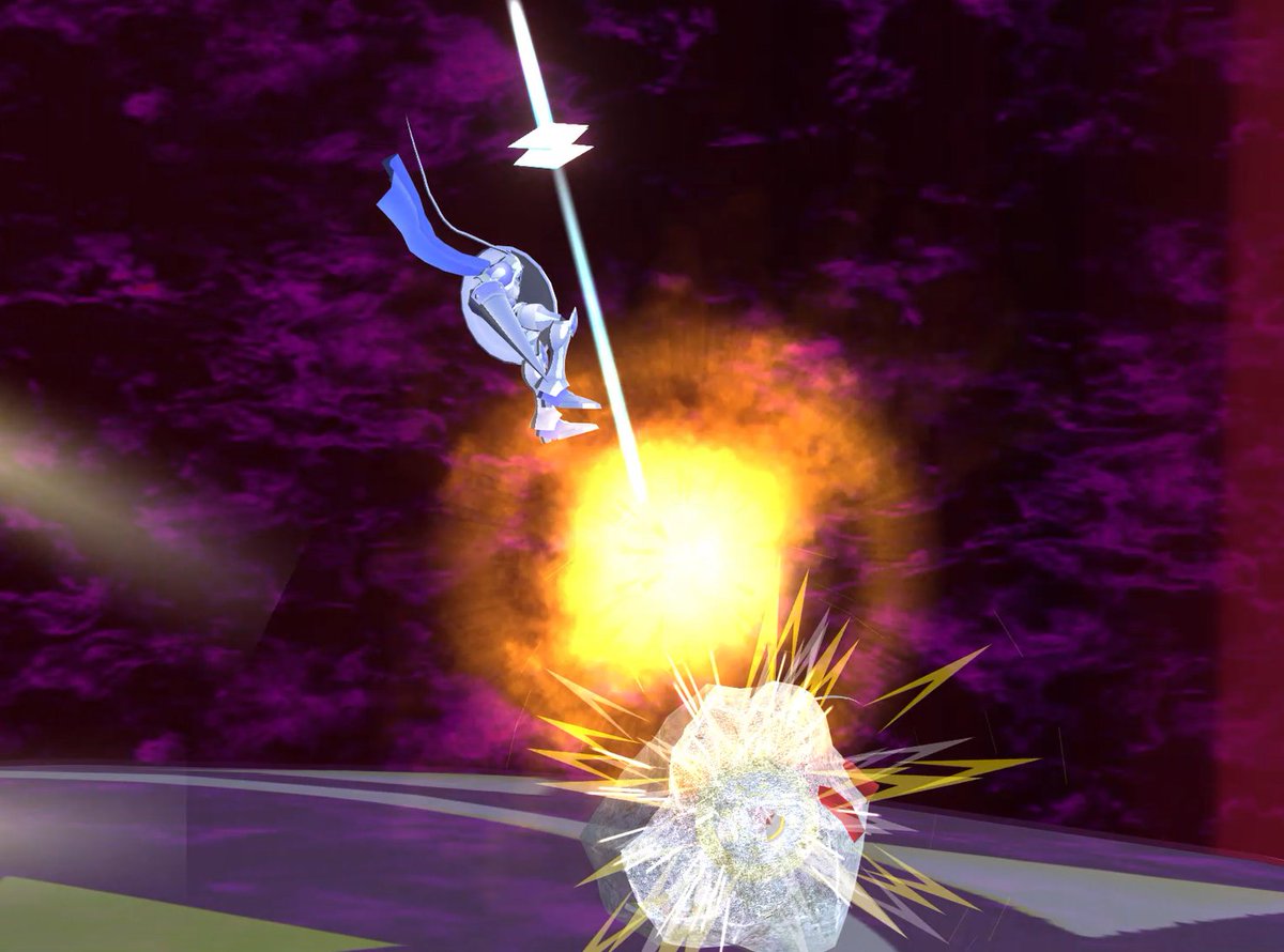 DRA_Remake's tweet image. A special password character, Chaosgallantmon is a deadly alternate that boosts its capabilities from their counterpart, adding more accuracy, freezing projectiles, and a super armored explosion into the mix. When unlocked, he is selectable when selecting skins.

#projectdigimon