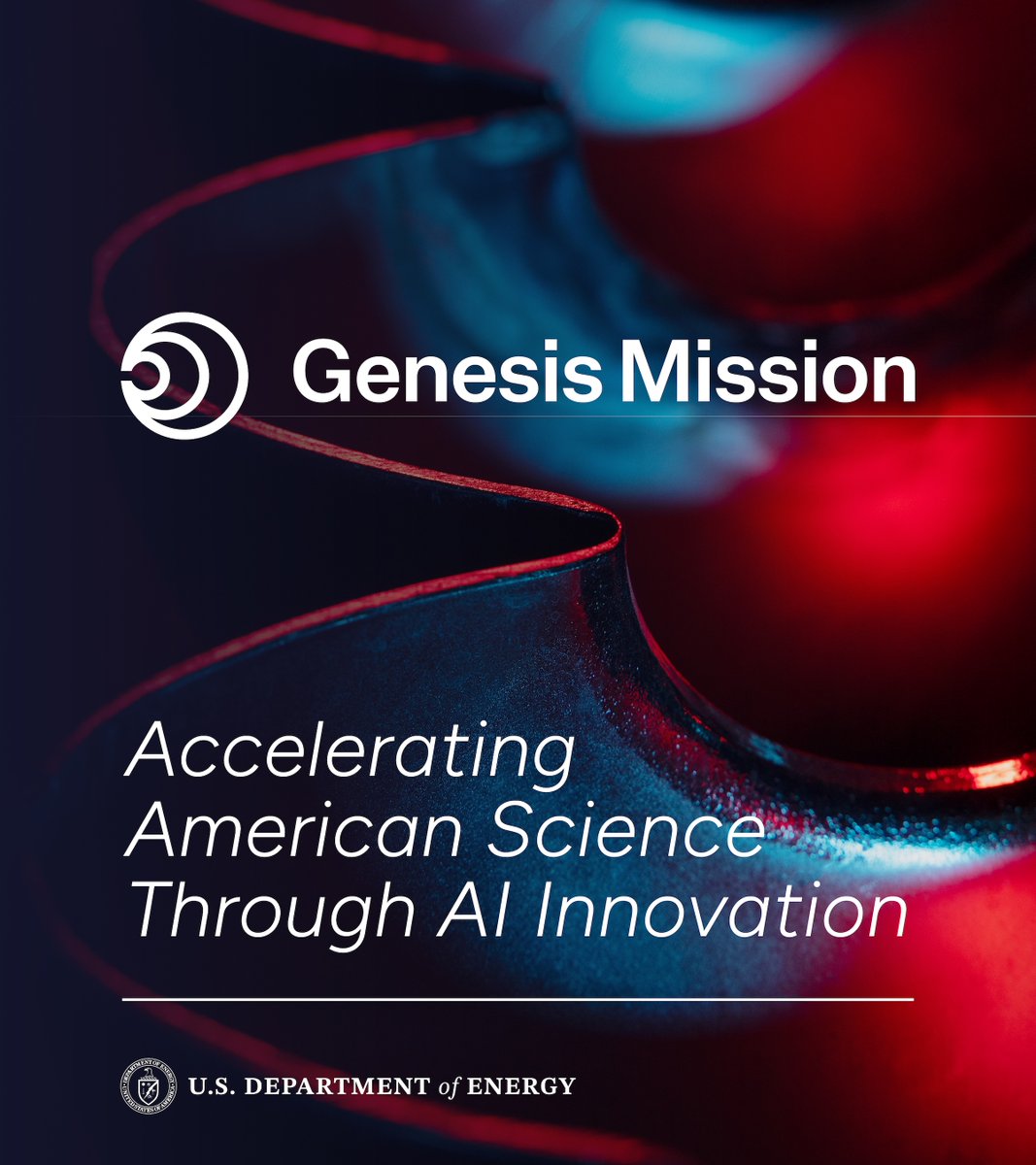 NETL_DOE's tweet image. NETL is excited to join Genesis Mission! Our Lab brings a wealth of AI know-how, from multi-modeling for subsurface energy sources to AI-driven data management tools. We can’t wait to get started with the Genesis Mission!

energy.gov/articles/energ…