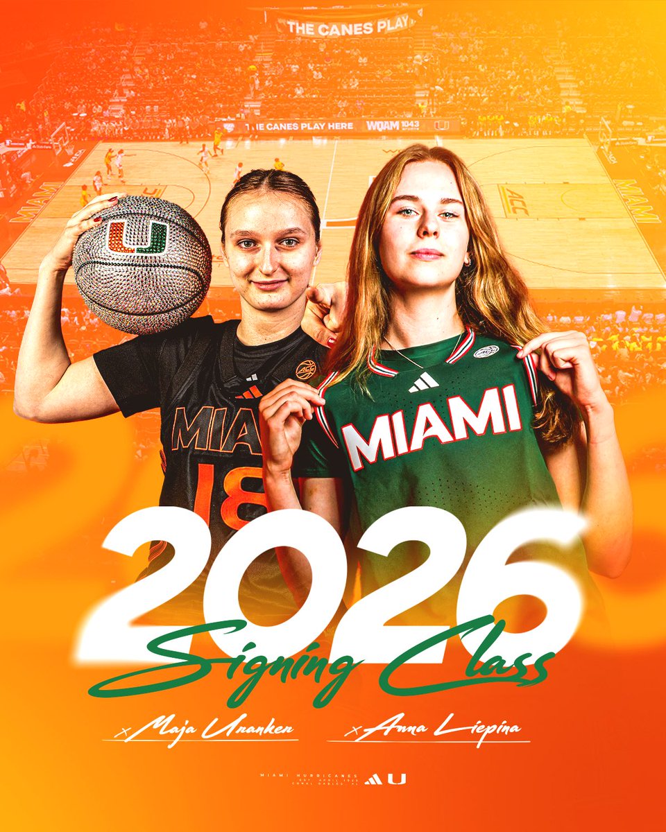 Class of ‘26 signees 🔥

🟠 Maja Uranker 
🟢 Anna Liepina
