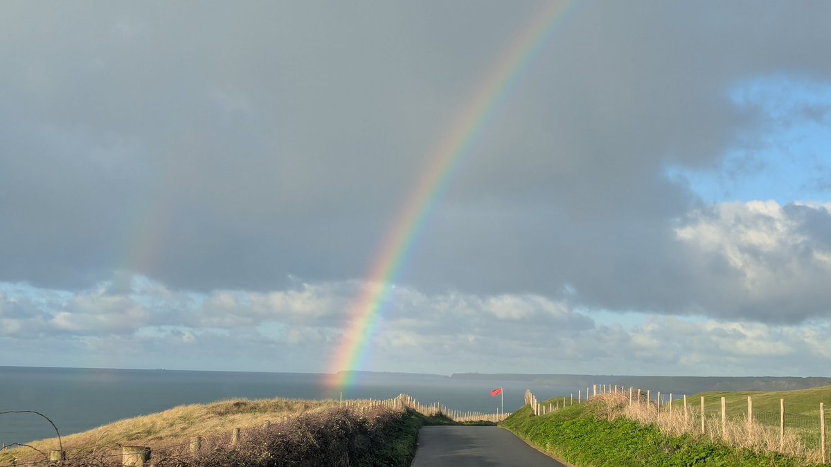 Work &amp; surf, take 2: Wales. Who knew Wales had so many rainbows?