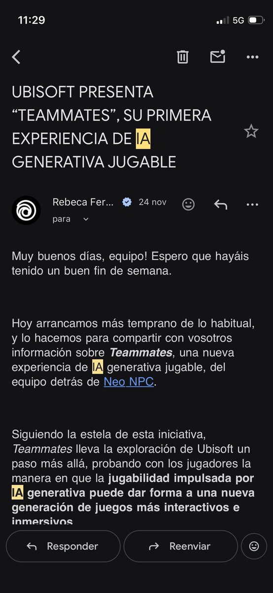 Creo que esta es la nota de prensa más asquerosa que haya recibido nunca.