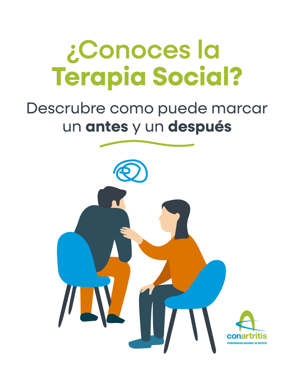 ConArtritis's tweet image. 🌿 La terapia social puede marcar un antes y un después en la vida con artritis.

Te contamos cómo este acompañamiento ayuda a gestionar emociones, mejorar el bienestar y afrontar el día a día con más herramientas.

👉 Léelo aquí: conartritis.org/terapia-social/