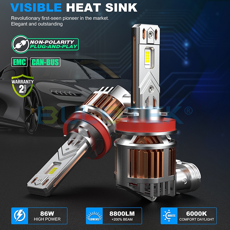 BULBTEK_LED_7's tweet image. 🚗MINI15S LED Headlight Bulb
💯Visible Aluminum Heat Sink
💯40W 3600LM(stable/1pc) 
💯Cooling type: fan + 2 * copper pipe D-shape 3*3mm
🌐bulbtek.com
#BULBTEK #LEDHeadlight #H4LED #H7LED #H11LED #9005LED