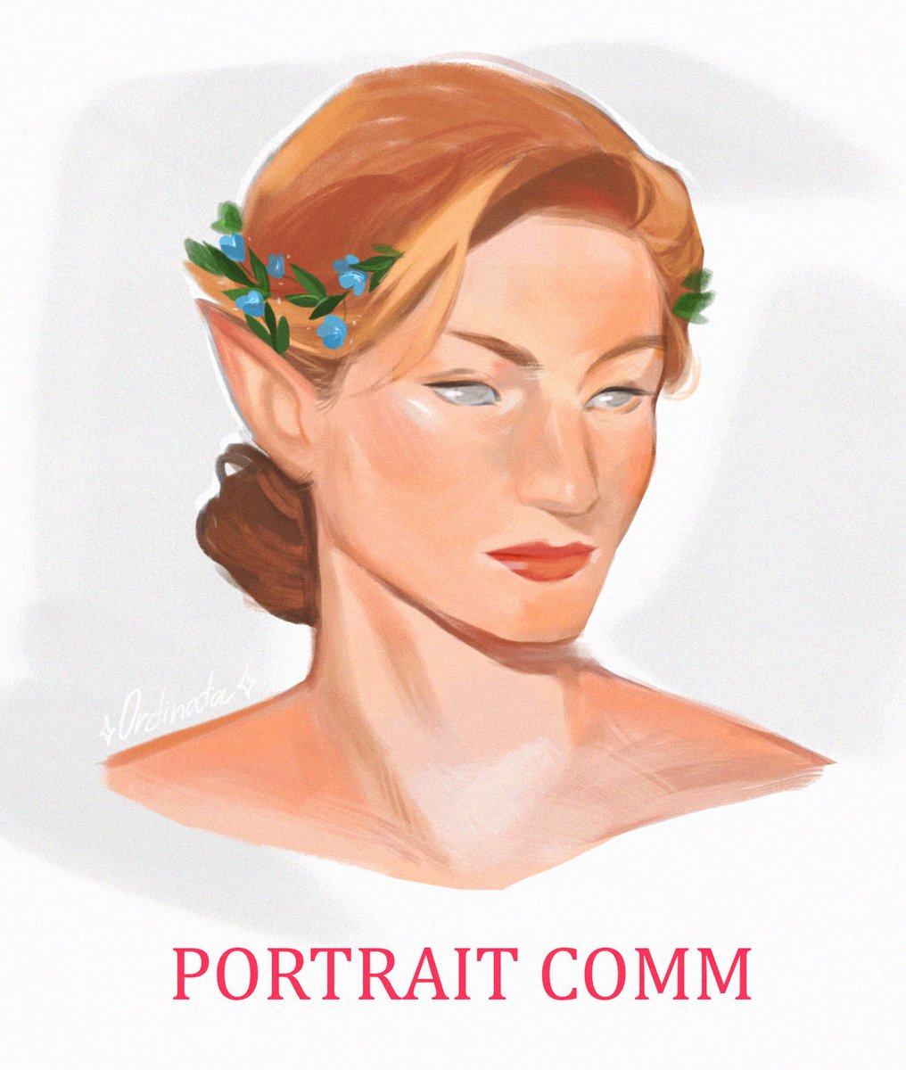 Ordinata72's tweet image. Hello everybody!💕

I opened 5 slots for portraits
If anyone is interested, write to me in DM

I will be grateful for the repost.
#portrait #commissionsopen