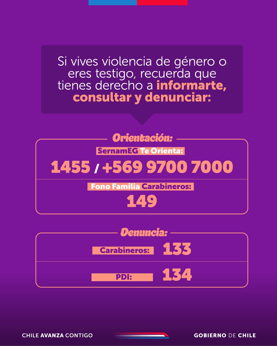 Ministerio de la Mujer y la Equidad de Género tweet media