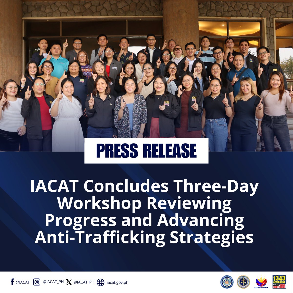 IACAT_PH's tweet image. IACAT wrapped its 3-day Review &amp;amp; Reflection Workshop, assessing Strategic Plan 4, reviewing achievements &amp;amp; gaps, and refining 2025–2026 priorities. Agencies committed to a coordinated, data-driven approach to strengthen protection &amp;amp; justice. 
#IACAT #IisangNasyonIisangAksyon